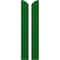Ekena Millwork Americraft 2-Board (3 Batten) Wood Joined Board-n-Batten Shutters w/Ellipt Top, ARW401BE207X77HGH, PR ARW401BE207X77HGH - alternate 1